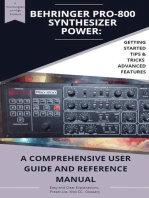 Behringer PRO-800 Synthesizer Power: A Comprehensive User Guide and Reference Manual