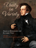 Unity in Variety: Essays in Musicology for R. Larry Todd