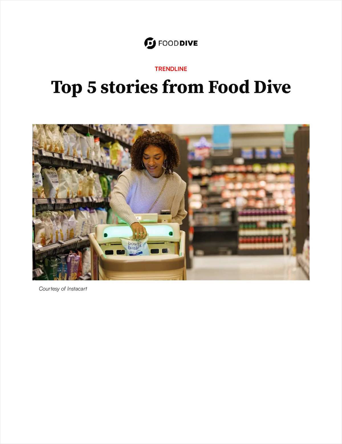 Top 5 stories from Food Dive