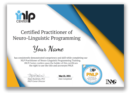 Certified NLP Practitioner certificate