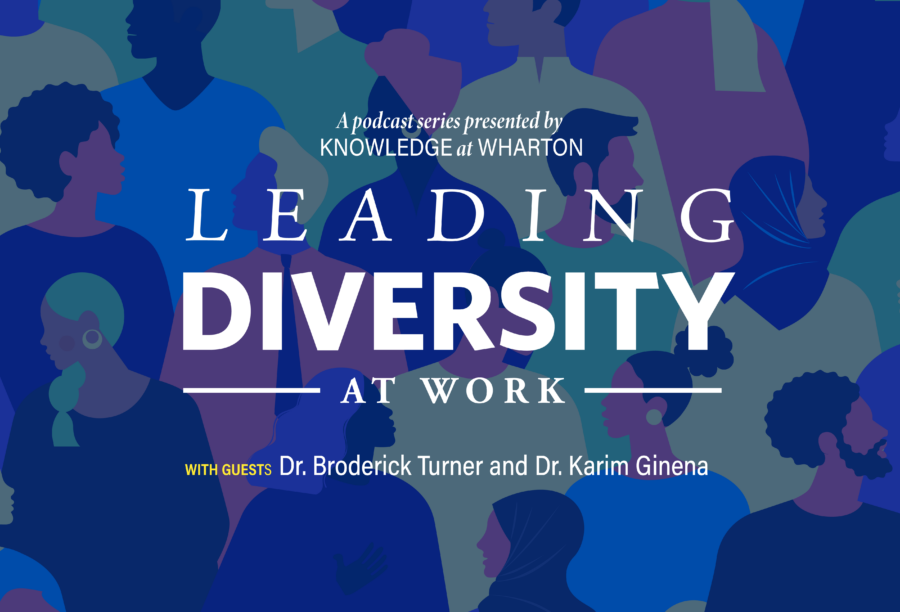 Graphic with text for this episode of the Leading Diversity at Work podcast on why diversity is critical for the future of AI