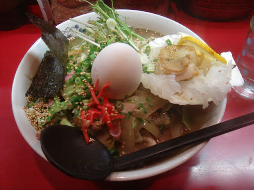 A bowl of food at one of the stops along Yassan’s journey