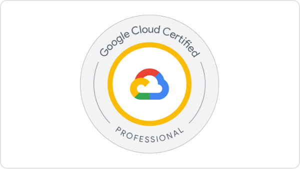 Google Cloud Certified Professional Badge