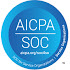 Logotipo circular SOC 3 azul