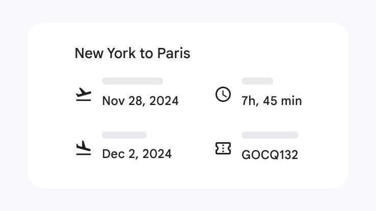 Jadwal penerbangan dari New York ke Paris.