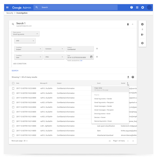 Dashboard Investigation Tool