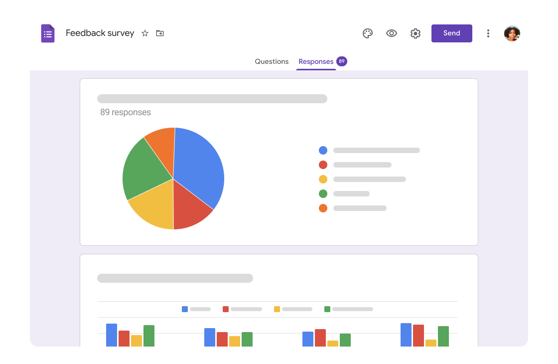 Google Forms results screen 2.