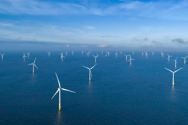 Oceanic windmill farm