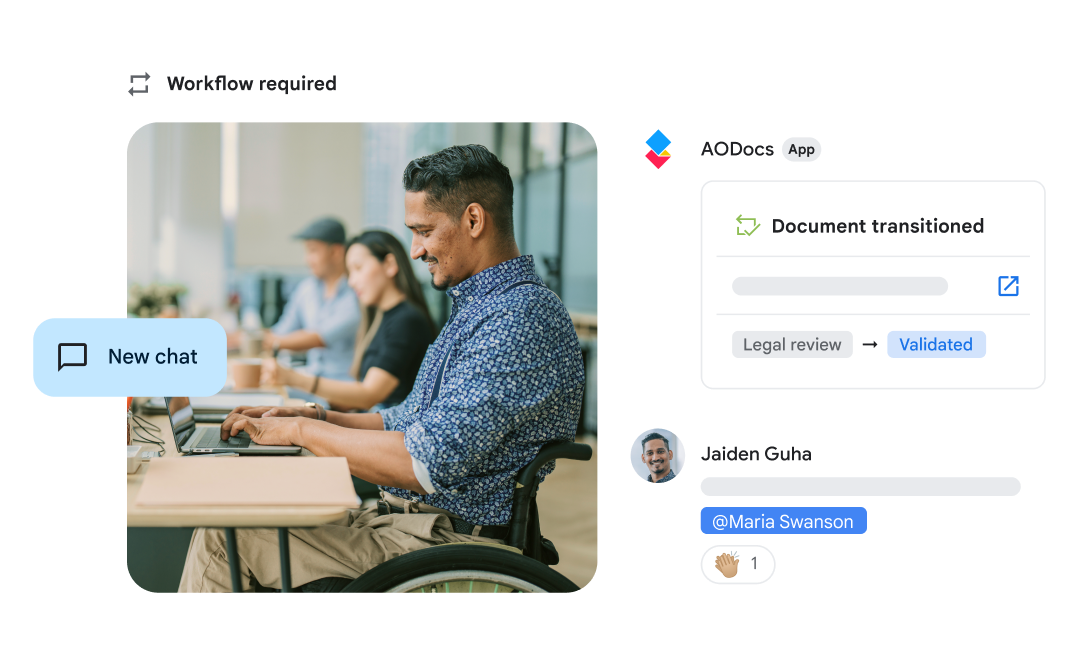 Google Chat-integrationer för Workspace.