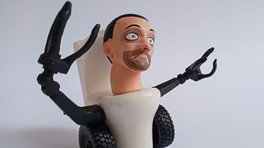 Skibidi toilet action figure