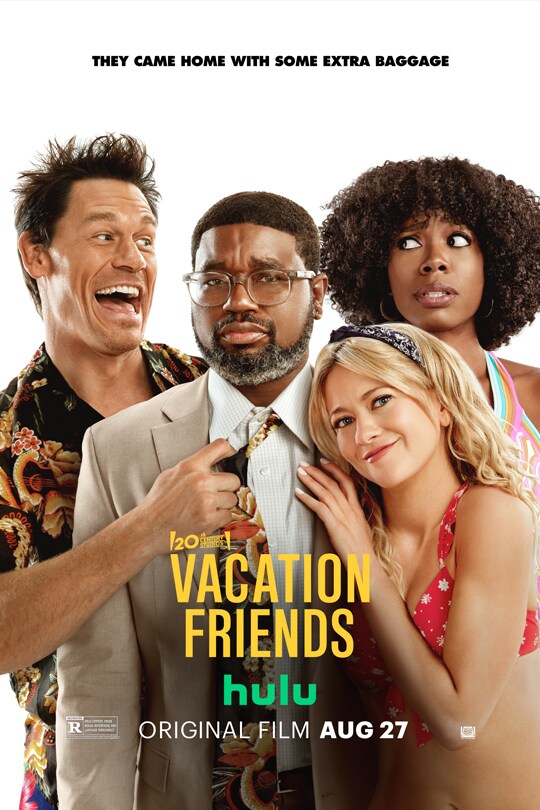 20th Century Studios | Vacation Friends | Hulu | Original film Aug. 27 | rated R | movie poster