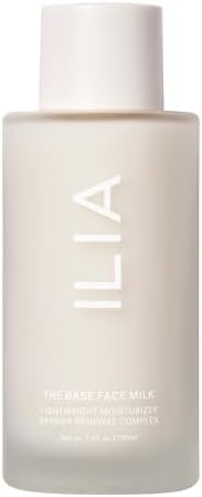 ILIA - The Base Face Milk Essence + Lightweight Moisturizer | Non-Toxic, Vegan, Cruelty-Free, Clean Makeup (Full Size, 3.4 fl oz | 100 ml)