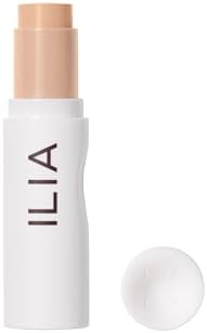 ILIA - Skin Rewind Complexion Stick - Foundation + Concealer + Skincare | Non-Toxic, Vegan, Cruelty-Free, Clean Makeup (9N - Tupelo, 0.35 oz | 10 g)