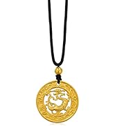 CHOW SANG SANG Cultural Blessings 999.9 24K Solid Gold Price-by-Weight 40.04g Gold Dragon Necklac...