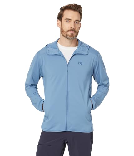 Arc'teryx Kyanite Lightweight Hoody Men's | Light Comfortable Performance Stretch FleeceÃ‚ Hoody | Stone Wash, Large