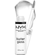 NYX PROFESSIONAL MAKEUP Butter Gloss, Non-Sticky Lip Gloss - Sugar Glass (Clear)