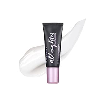 Urban Decay All Nighter Longwear Face Primer, Smoothing &amp; Hydrating Base for Foundation Face Makeup, Sheer &amp; Lightweight, for All Skin Types, Paraben-free, Vegan, Cruelty-free