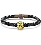 CHOW SANG SANG 999 24K Solid Gold Celtic Knots Noir Volition Charm Bracelet for Men & Women 86643C