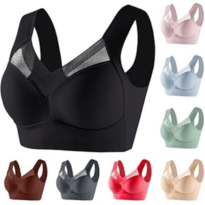 Womens Seamless Sports Bras Wirefree Yoga Bras,Comfort Seamless Stretchy Bra,Push Up Support Underwear for Women