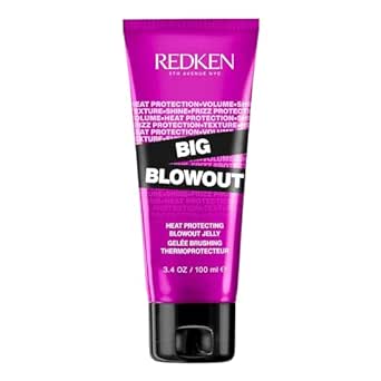 Redken Big Blowout Heat Protection Gel Serum, for All Hair Types, Volume for Fine Hair, Blowdry Gel, Frizz Control Gel, Humidity Resistance, Humidity Protection Gel