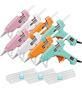 SHJADE Mini Hot Glue Gun, Hot Melt Gun with 30 Glue Sticks for Arts Crafts, Mini Glue Gun Kit for...