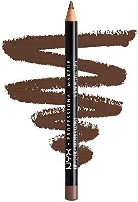 NYX PROFESSIONAL MAKEUP Slim Lip Pencil, Long-Lasting Creamy Lip Liner - Espresso