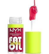 NYX PROFESSIONAL MAKEUP Fat Oil Lip Drip, Moisturizing, Shiny and Vegan Tinted Lip Gloss - Newsfe...