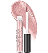 FOCALLURE Metallic Lip Gloss,Long Lasting Waterproof Liquid Lipstick,Highly Pigmented Not Stick C...