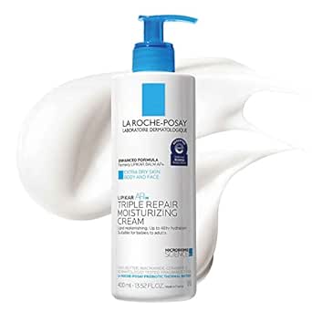 La Roche-Posay Lipikar Daily Repair Moisturizing Lotion Full Size &amp; Travel Size Skin Care Set | Body Lotion for Dry Skin &amp; Eczema| Formulated with Niacinamide &amp; Shea Butter for All Day Hydration