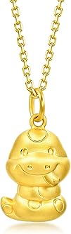 Image of CHOW SANG SANG 999 24K Solid Gold Chinese Gifting Auspicious Zodiac Snake Pendant for Women 95323P [Necklace not Included]