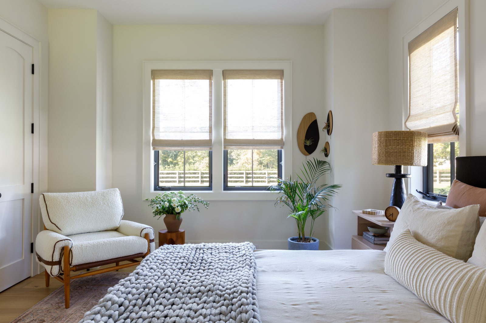 Modern farmhouse bedroom