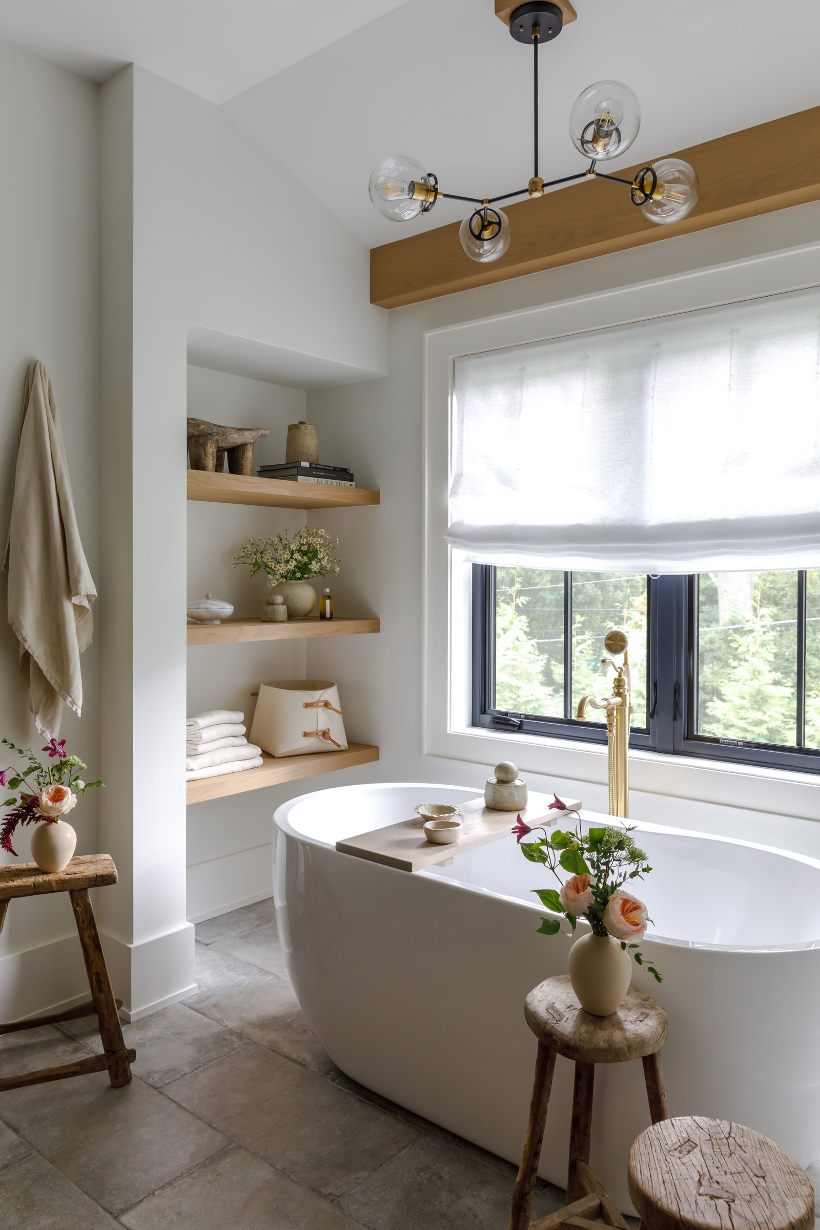 Modern farmhouse bathroom