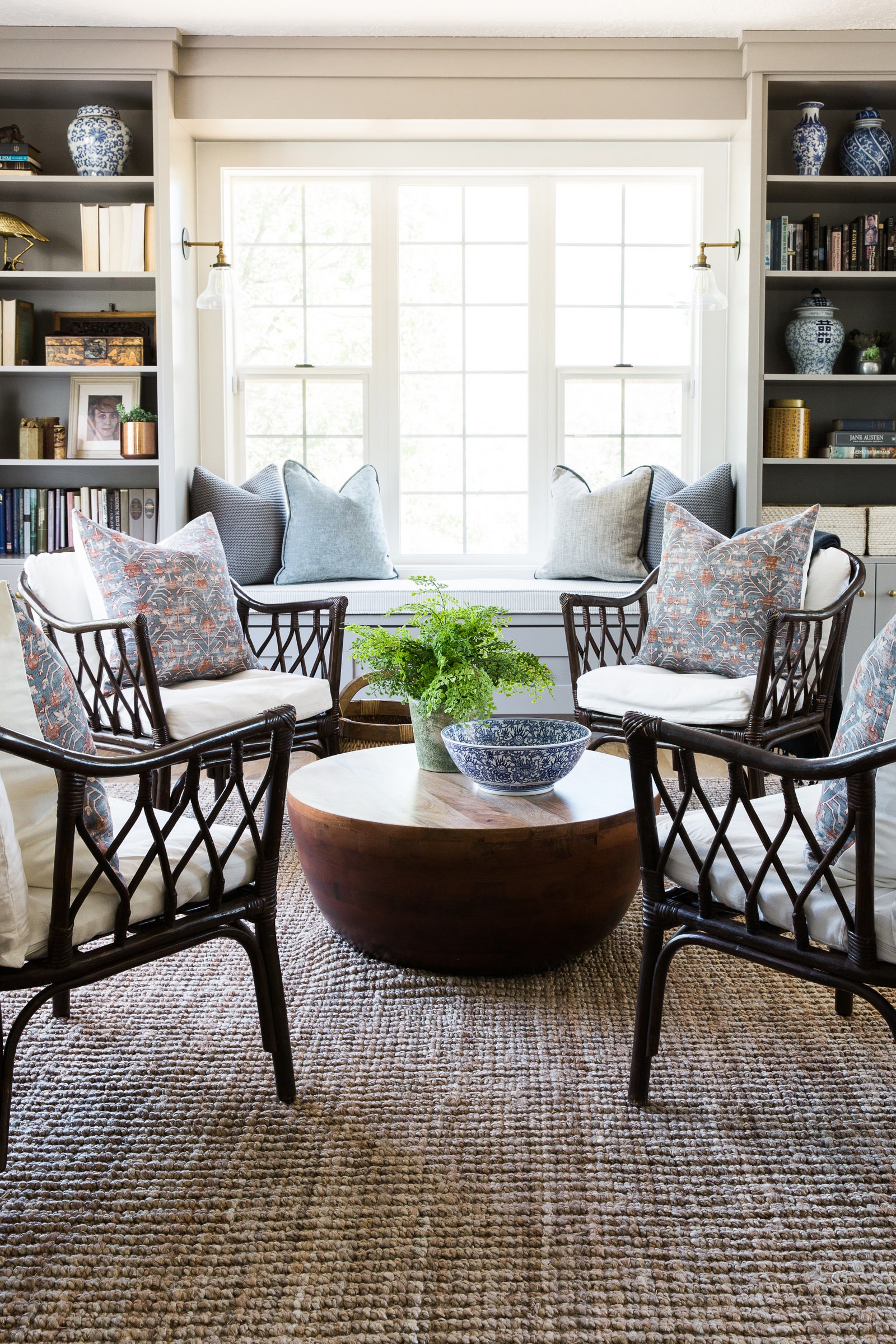 Modern farmhouse living room