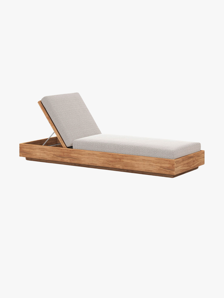 Lanai Teak Outdoor Chaise Lounge