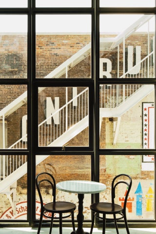 Wythe Hotel New York    Manhattan Like so over. Food fashion music art  it's all happening over the East River in...