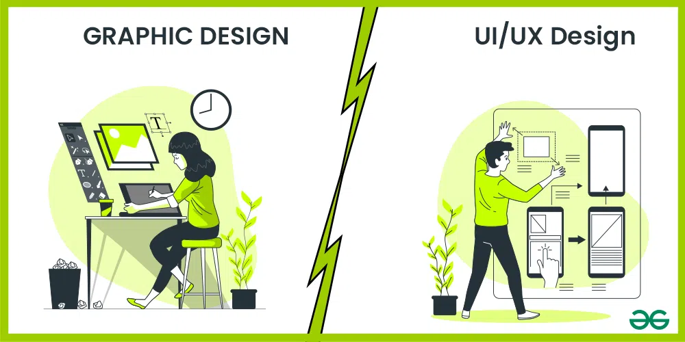 Graphic Design vs UIUX Design