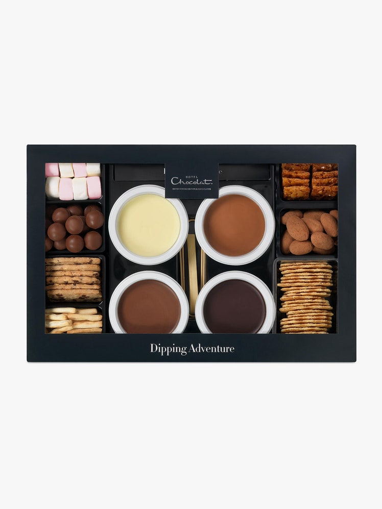 Best Housewarming gifts selected by Jessie Atkinson for British GQ gift guides: Hotel Chocolat chocolate dipping adventure