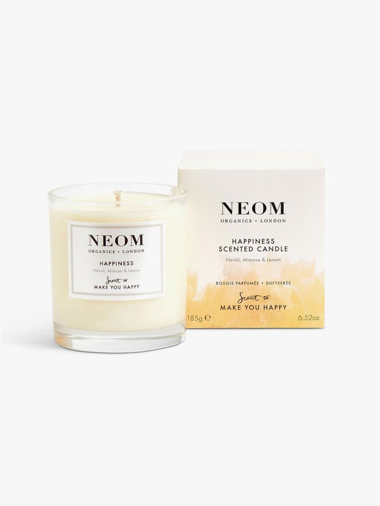 Best Housewarming Gifts as chosen for British GQ gift guide by Jessie Atkinson: Neom Happiness Scented Candle