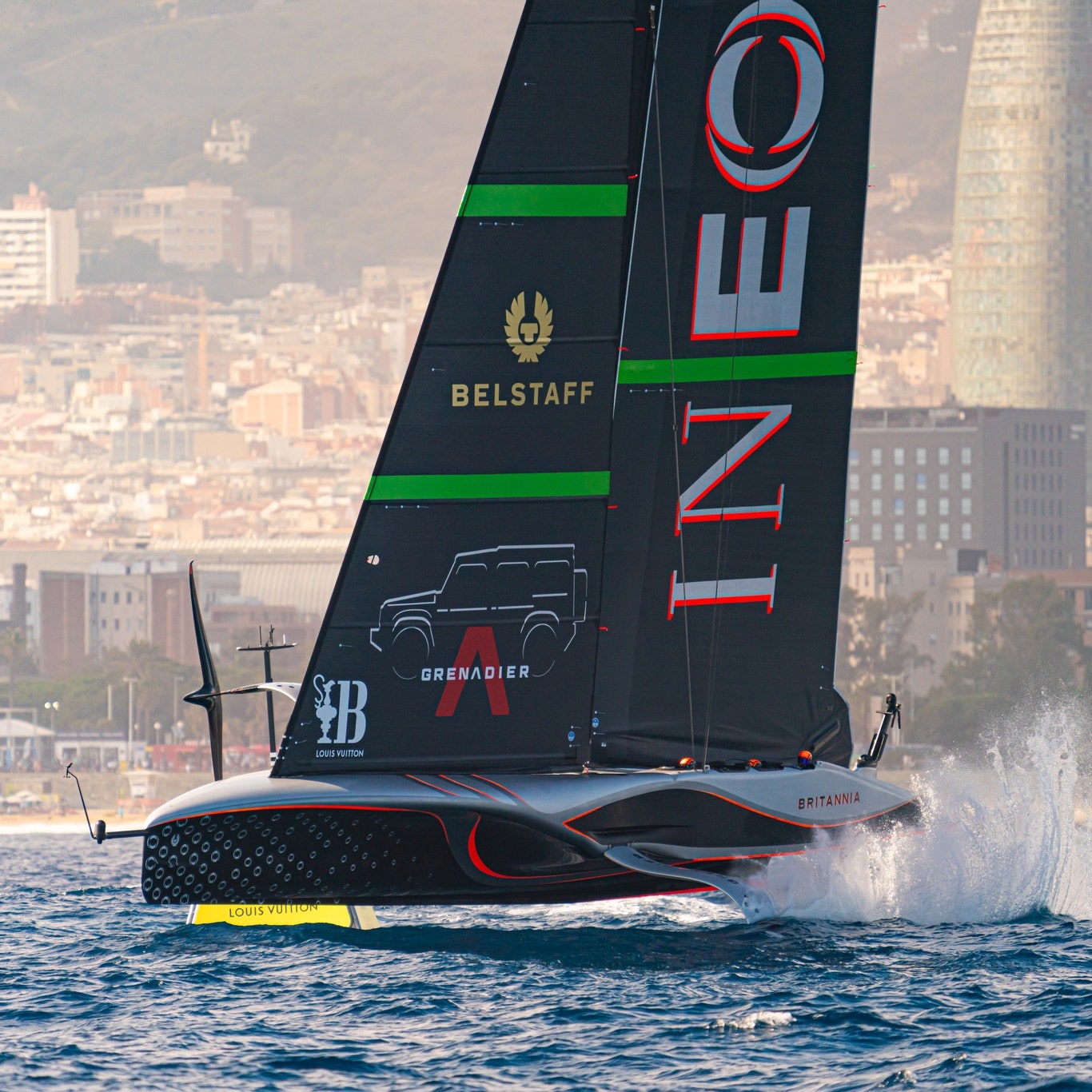 Witnessing the America's Cup aboard INEOS Britannia's souped-up spy boat was pretty wild