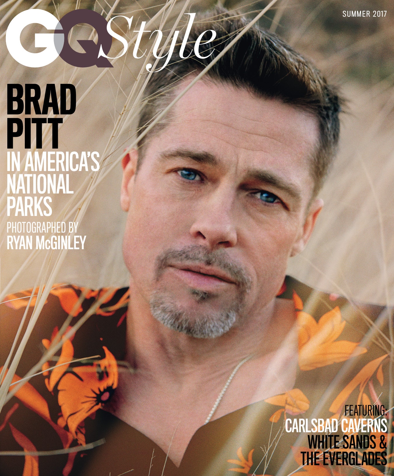 Image may contain Magazine Brad Pitt Human and Person