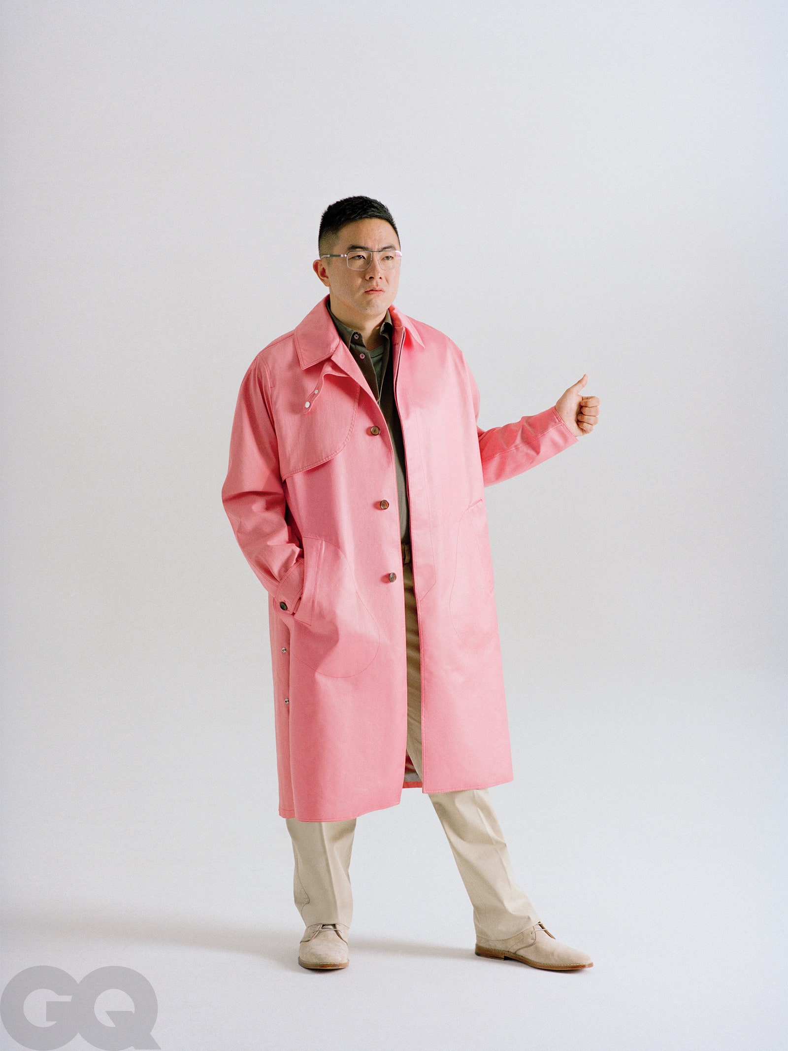 Image may contain Clothing Apparel Coat Human Person and Raincoat