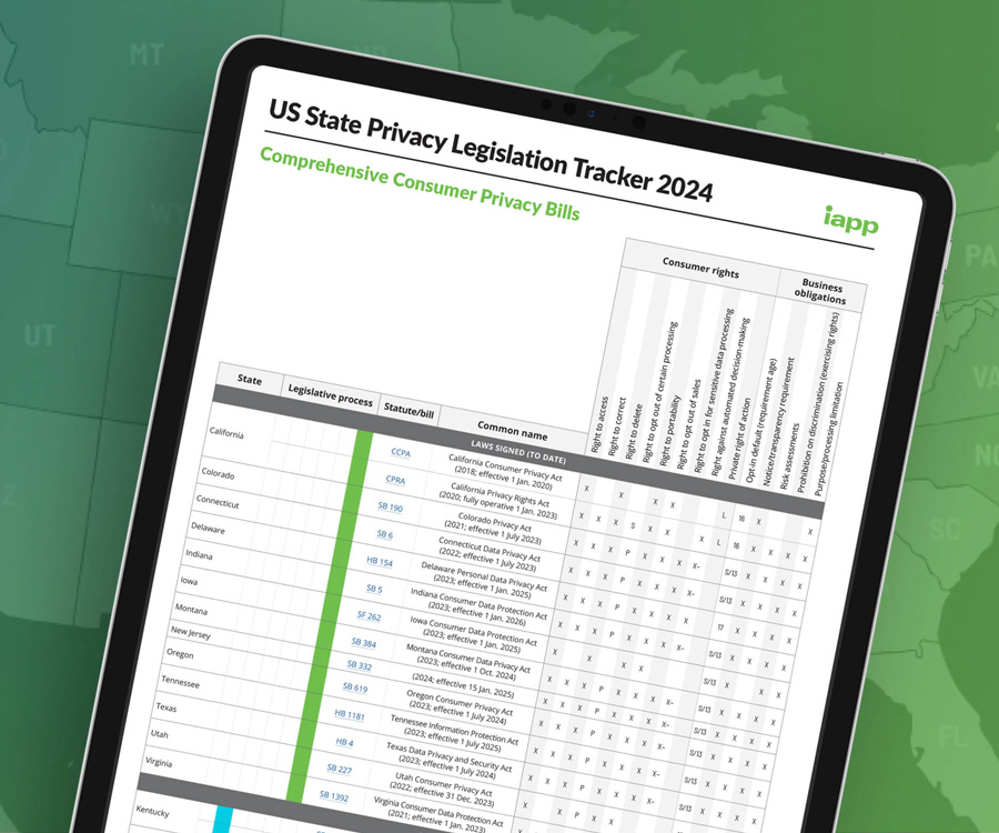 US State Privacy Legislation Tracker