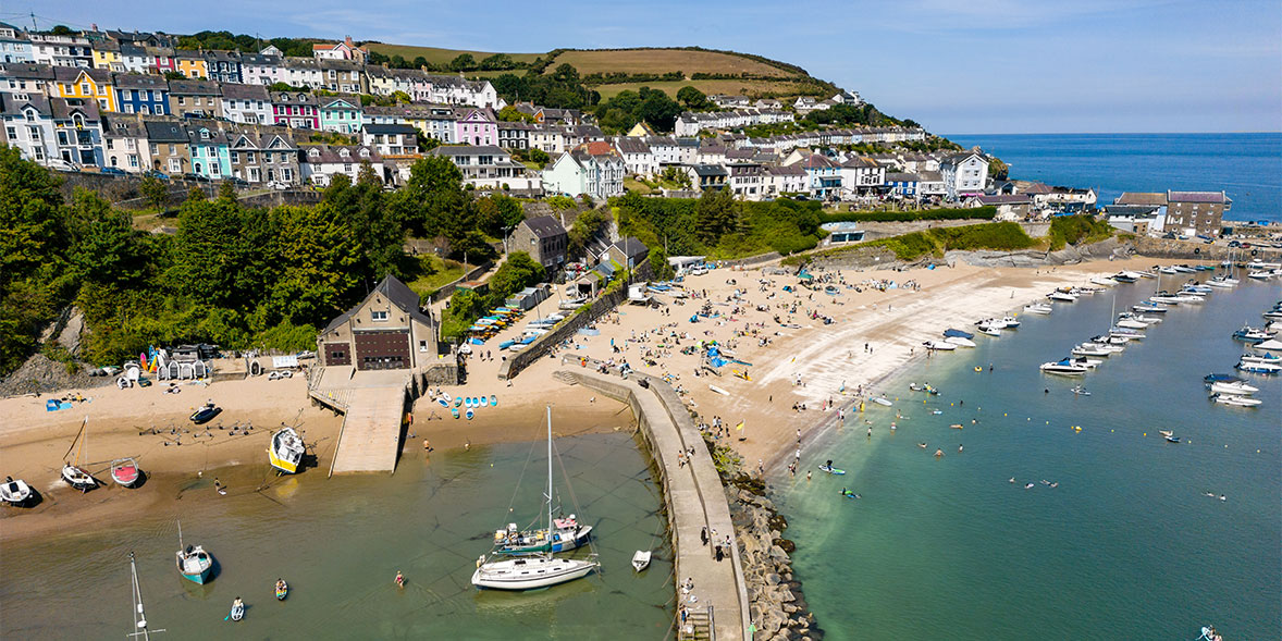 a beach in Cardigan Bay