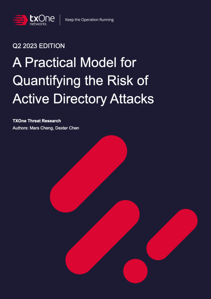 cover-A Practical Model for Quantifying the Risk of Active Directory Attacks-TXOne WP