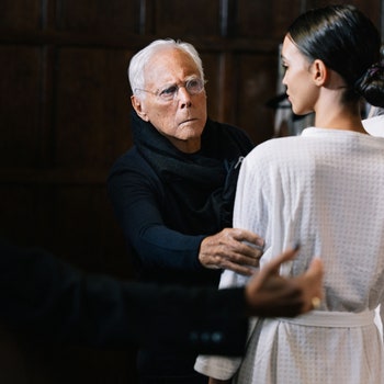 Step Into Giorgio Armani’s Stylish Shoes On a Whirlwind Trip to NYC