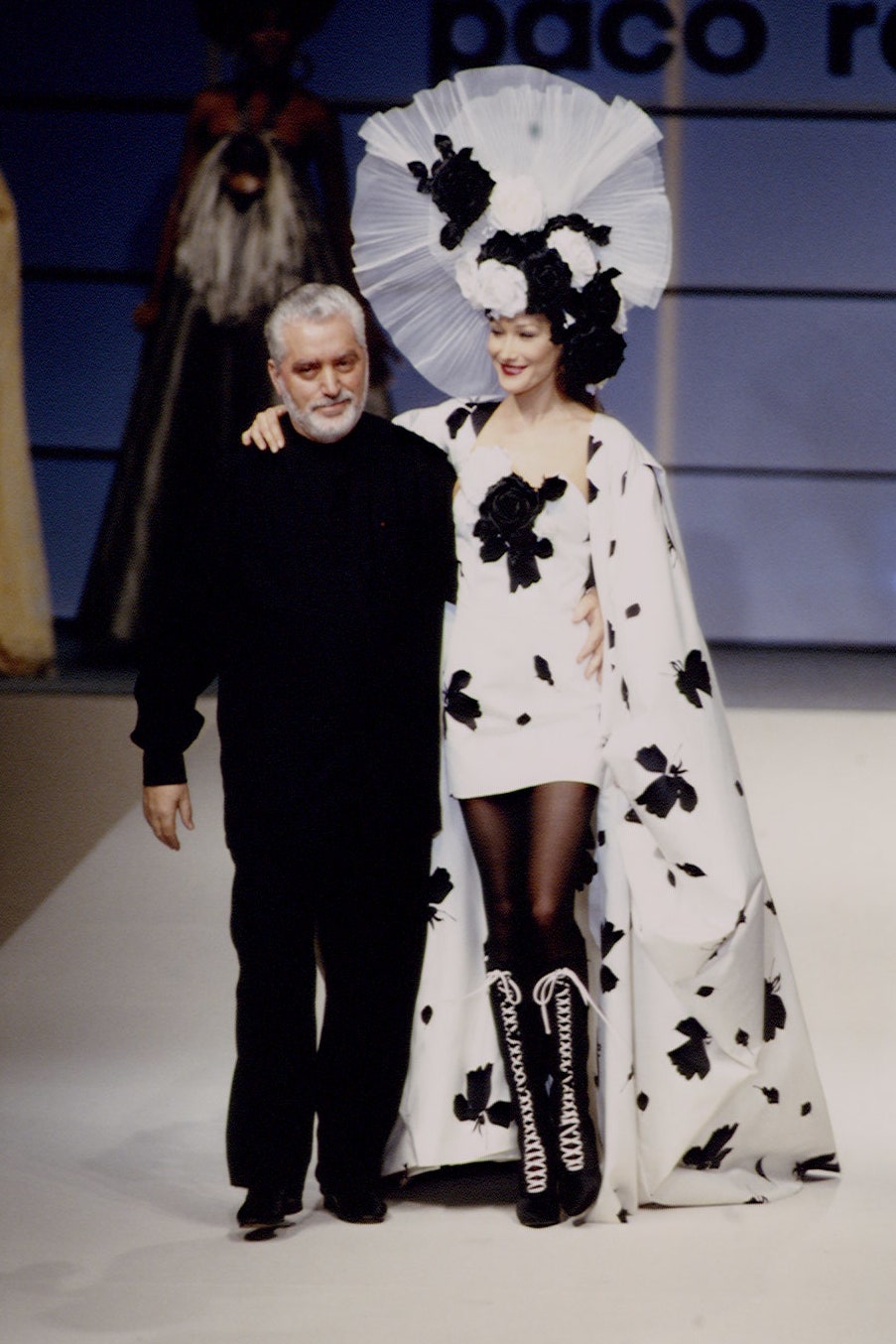 Paco Rabanne and Carla Bruni