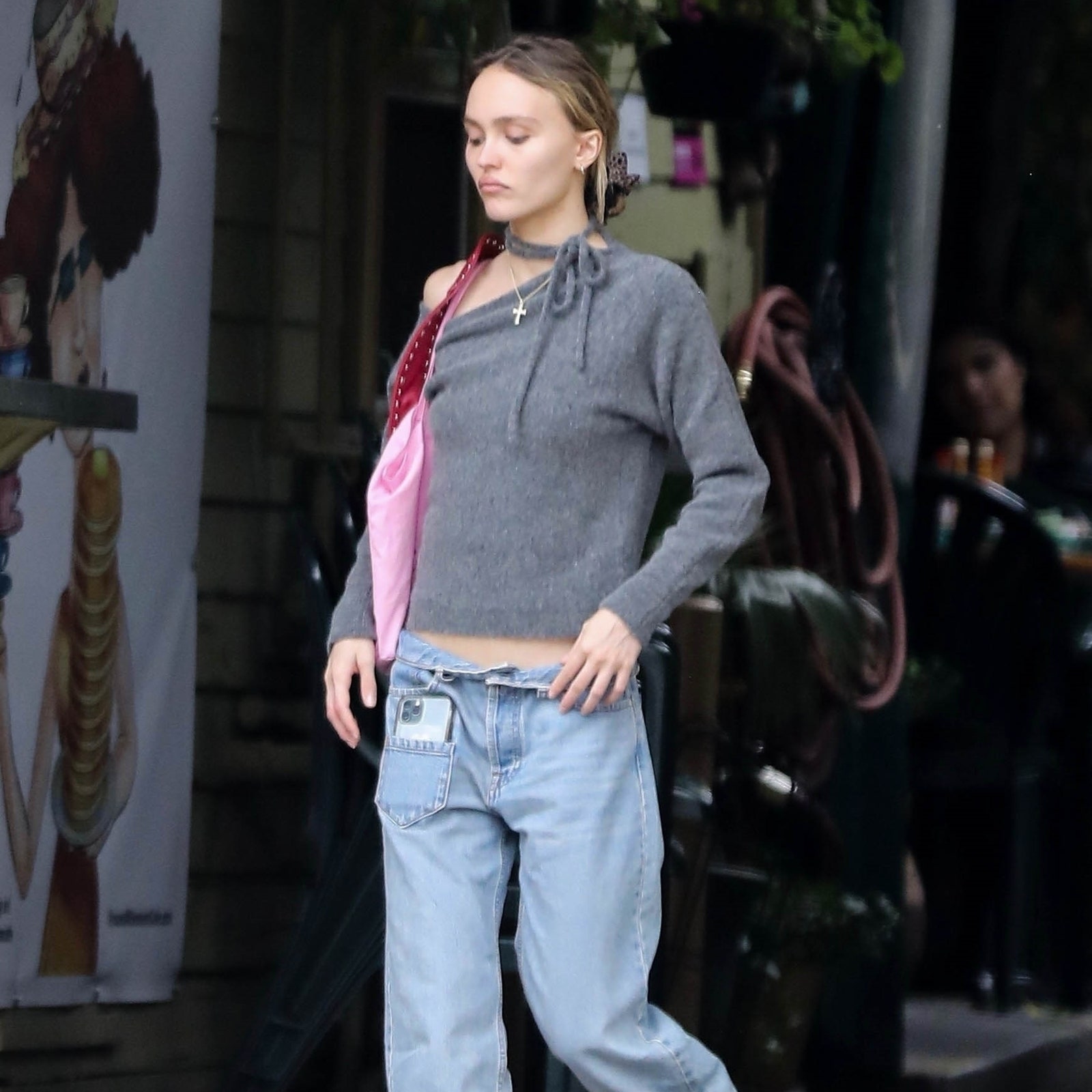 Lily-Rose Depp Styles Her Favourite Autumn Sweater Two Totally Different Ways