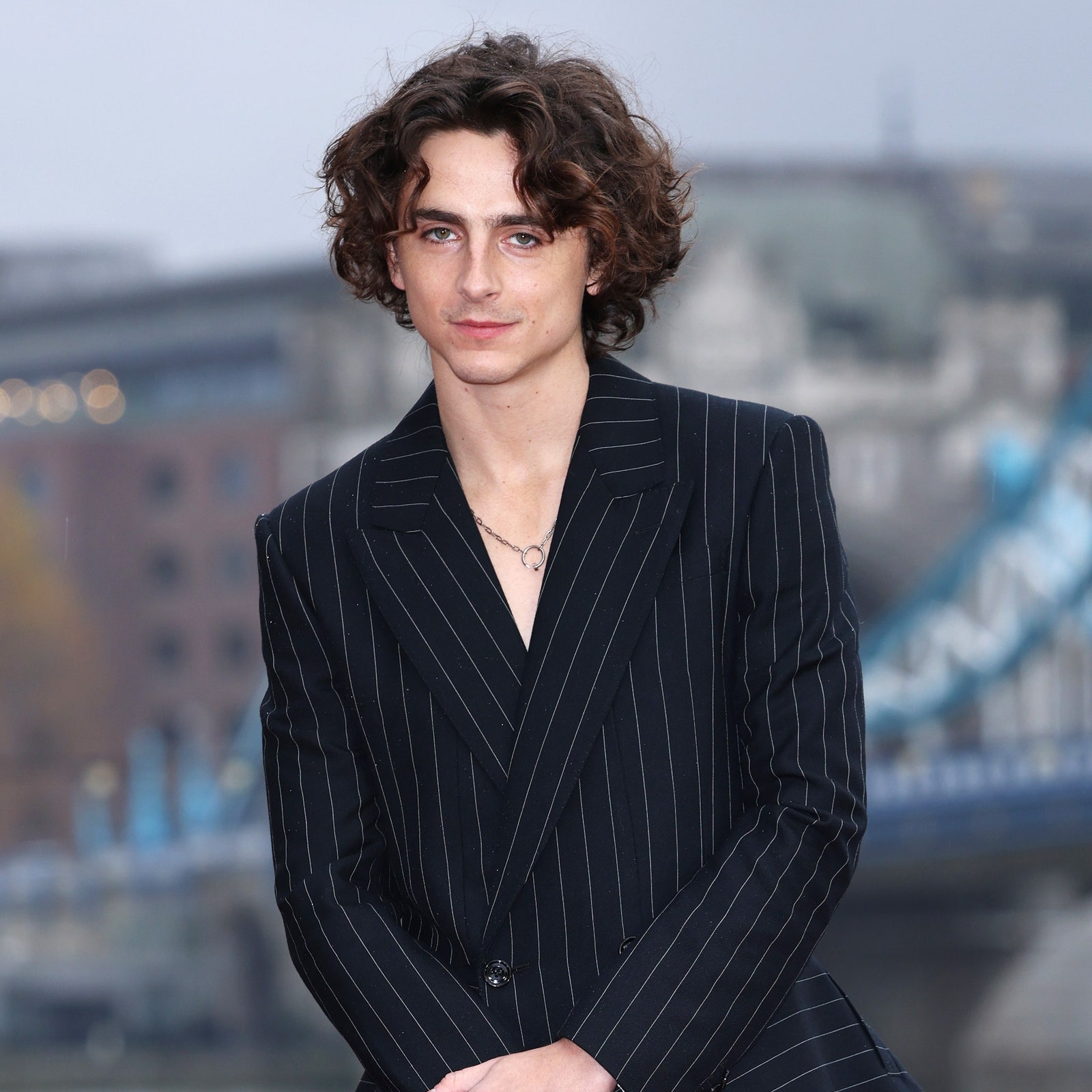 Leave It to Timothée Chalamet To Make The Pinstripe Suit Cool