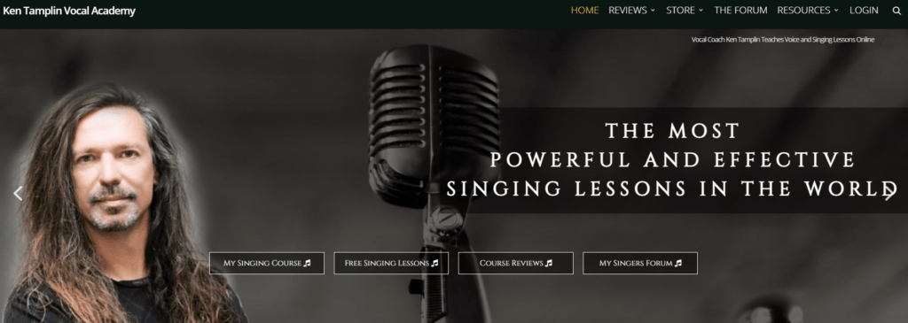 Die Homepage der Ken Tamplin Vocal Academy - powered by MemberPress