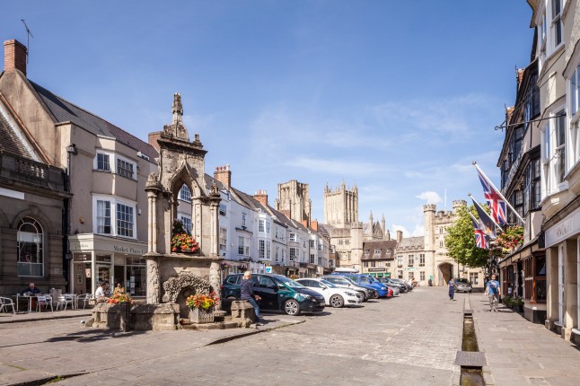 The city of Wells, UK.